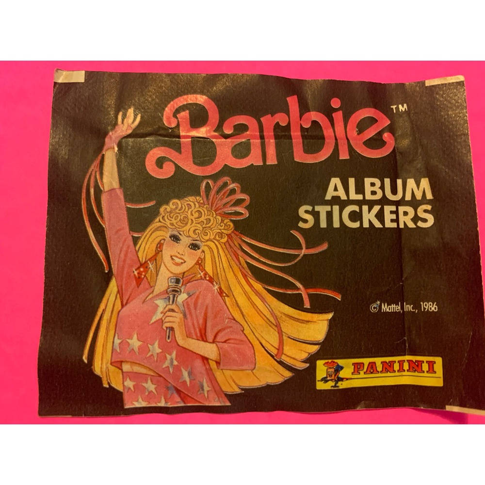 VINTAGE 1986 MATTEL PANINI BARBIE THE ROCKERS ALBUM STICKERS NOS ITALY LOT 6